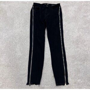 DL1961 Florence Cropped Mid Rise Instasculpt Skinny Jegging Side Zipper Size 25